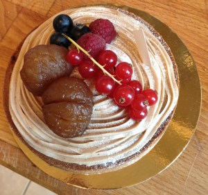 Dominique Saibron chestnut tart