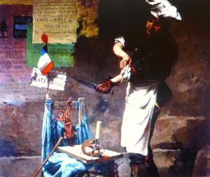 Rat seller during the siege of Paris. By Narcisse Chaillou.