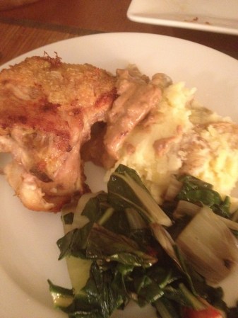 Chicken Maryland plate