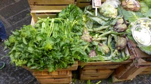 Napoli market greens