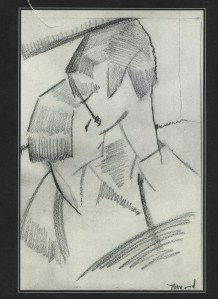 Thelma Wood pencil sketch