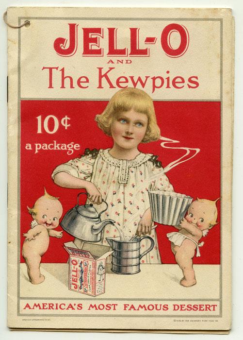 Jell-O cookbook illustrated by Rose O'Neill (1915)