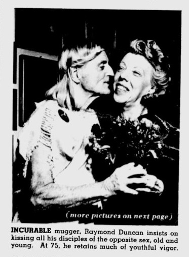 Raymond Duncan, photograph in the Harbor Grace Standard, 1949