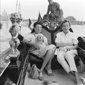 Caresse and Peggy Guggenheim in Venice