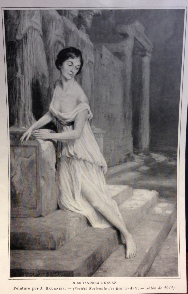 Miss Isadora Duncan by Jacques Baugnies, 1911