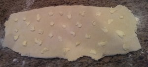 Benjamin Franklin's puff paste, later buttering