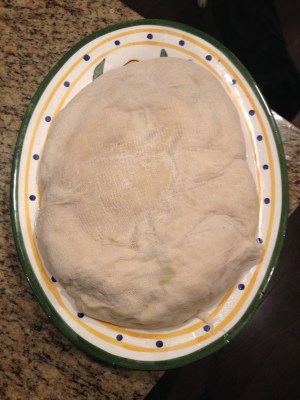 Benjamin Franklin's apple pudding after boiling