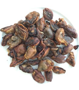 Dried oysters purchased at Fisgard Market, Victoria.